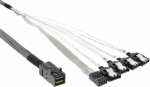 InLine SFF 8643 - SATA x4, 1m, Gray (27630B)