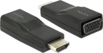 DELOCK HDMI Adapter A -> D-Sub15 St/Bu screwless