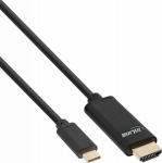 Kabel USB InLine USB-C - HDMI 2 m Czarny (64112)