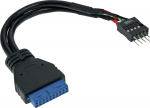 InLine Adapter intern USB 3.0 zu intern USB 2.0 - 15cm