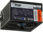 Akyga Ultimate AK-U4-600 - 600 | ATX | 120mm | 20 + 4 pin | 150mm x 85mm x 140mm | conventional |8- PLUS BRONZE