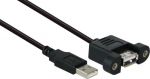 Alcasa Good Connections USB2.0 Verl&auml;ngerung A-Einbaub. A 1.8m