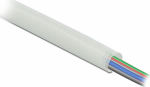 DELOCK Protective hose made of glass fiber 5mx10mm wei&szlig;