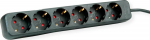 ROLINE power strip - Wechselstrom 250 V - 3600 Watt - Eingabe, Eingang CEE 7/4 - output terminals: 6 (3 x CEE 7/4)