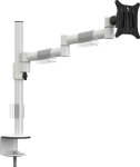 Multibrackets M VESA Deskmount Officeline Single II White | VESA 75x75-100x100 | Max 8kg | Table clamp mount | Vit