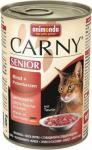 ANIMONDA Carny Senior Beef and turkey hearts - wet cat food - 400g