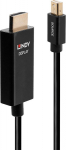 LINDY Mini-DisplayPort an HDMI Adapter cable with HDR 1m