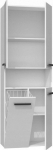 Topeshop NEL 1K DK BPOŁ bathroom storage cabinet White