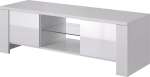 Cama MEBLE Cama TV stand WEST 42/130/42 white/white gloss