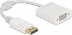 DELOCK Adapter DisplayPort 1.2 Stecker zu VGA Buchse wei&szlig;