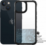 Kaitse&uuml;mbris SilverBulletCase, Apple iPhone 13 mini, l&auml;bipaistev musta &auml;&auml;rega, PanzerGlass