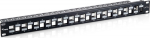 Equip 19" Patchpanel 24xKeystones FTP 1U LSA/110 RAL9005