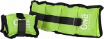 One Fitness Weights WW01 Green 2x 0.7kg