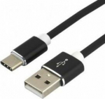 Cable USB EverActive USB-A - USB-C 1.5 m Czarny (CBS-1.5CB)