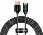 Cable USB Baseus USB-A - USB-C 1 m Czarny (CASX020001)