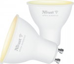 Trust Smart Home - LED-Spot light bulb - GU10 - Klasse A+ - White light - 1800-6500 K - wei&szlig; (pack of 2)