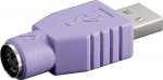 Wentronic USB adapter A plug > PS/2 jack