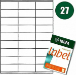 Mondi LABELS A4 IGEPA 70.0 X 32.0 MM BIAŁE (100)