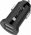 Techly Charger Techly Car Mini Charger 2x USB 5V 3.4A/17W