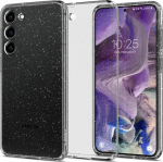 Kaitse&uuml;mbris Liquid Crystal Glitter, Samsung Galaxy S23, l&auml;bipaistev s&auml;delusega, Spigen