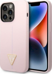 Guess GUHCP14LSLTGU Silicone Triangle Hardcase for iPhone 14 Pro 6.1" / purple