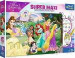 Trefl Reversible Puzzle 24 Super Maxi Disney Merry Princess items 3w1