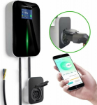 Extralink BS20-BA-22kW-APP Type A 32A 22kW Electric Car Charger, 3 Phases, LCD Screen, App, 6.1m