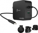 j5create 102W GAN PD USB-C 2-PORT, CHARGER CHANGEABLE AC PLUGS