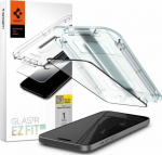 Spigen Glas.tR EZ Fit FC do iPhone 15 - czarne
