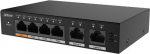 Dahua Europe PoE switch 100Mbps 4+2G uplink S4100-4GT2GT-60-C