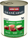 ANIMONDA GranCarno Adult Deer and apple - wet dog food - 800g