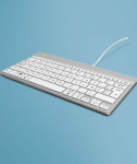 R-Go Tools R-Go Compact Break keyboard, AZERTY (BE), wired, white
