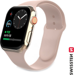 Swissten Silicone Band for Apple Watch 1/2/3/4/5/6/SE / 42 mm / 44 mm / Pink