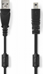 Kabel USB Nedis USB-A - micro-B 2 m Czarny (CCGL60810BK20)
