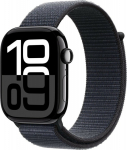 Apple Watch Series 10 GPS + Cellular 46mm Jet Black Aluminum case with Ink Sport Band (MWY53QF/A)