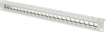 Digitus Panel Patch (patch panel) Modular 19" 24 ports under modules keystone, 1U, Shielded, cable guide, descriptive fields, szary