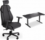 Endorfy Armchair Armchair Endorfy Meta BK czarny (EY8A005) + Desk Atlas L Czarne 150cm x 78cm