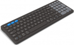 ZAGG Pro Keyboard Mid Size-Charcoal-UK (wireless charging on mat), black