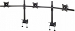 EDBAK SV11 desk mount for three 19 &ldquo;-27&rdquo; monitors, curved | EDBAK