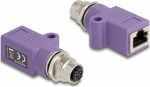 Delock Network adapter - 4-pole M12-D (W)