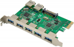 MicroConnect 7 port USB 3.0 PCIe card