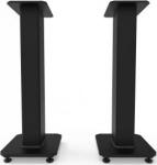 ?KAU KANTO AUDIO 26" TALL FILLABLE SPEAKER STANDS WITH ISOLATION FEET - BLACK (PAIR)