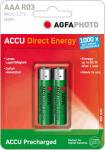AgfaPhoto Akku Instant Energy AAA HR03 950mAh 2St