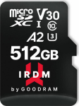 Karta GoodRam IRDM M2AA MicroSDXC 512 GB Class 10 UHS-I/U3 A2 V30 (IR-M2AA-5120R12)
