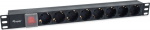 Equip 19" Steckdosenleiste IEC320 C14->8xSchuko+Switch Pla