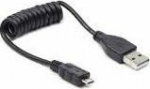 Cable USB Gembird USB-A - microUSB 0.6 m Czarny (CC-MUSB2C-AMBM-0.6M)