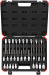GEDORE red Screwdriver Bit Sockets 1/2" hex 30-pieces