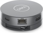 Dell Multiport Adapter DA305 6in1, USB-C DELL DA305, Wired, USB