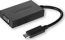Lenovo USB C to VGA Plus Power Adapter - External