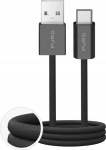 Kabel USB Puro USB-A - USB-C 1.5 m Czarny (8018417498732)